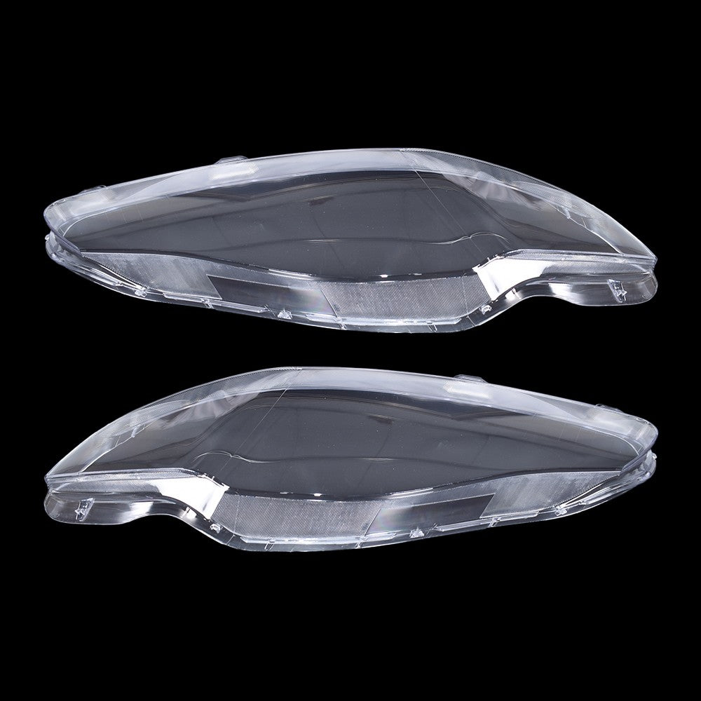 Pair For Jaguar XJ XJL 2010-2019 Front Headlamp Headlight Lens Cover Shell Clear