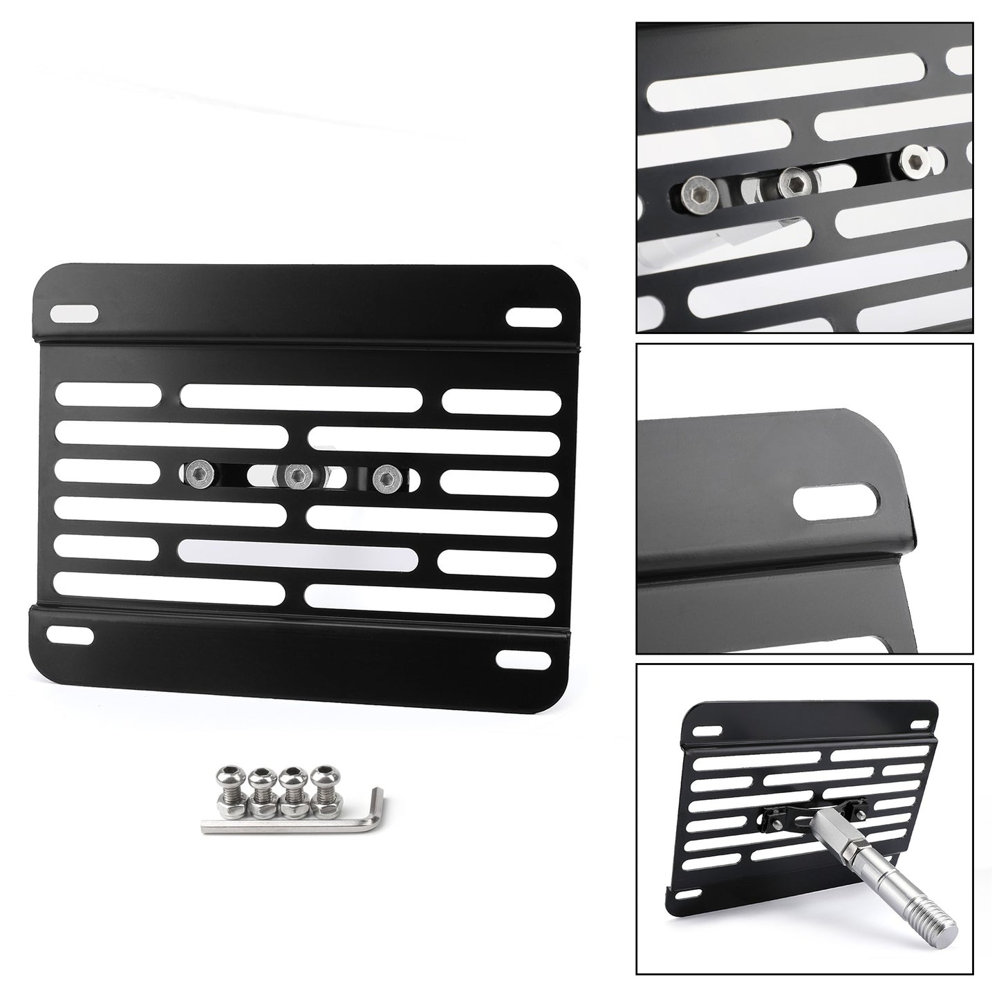 Bumper Tow Hook License Plate Mount Bracket Fit For BMW F30 F32 F10 3/4/5 SERIES