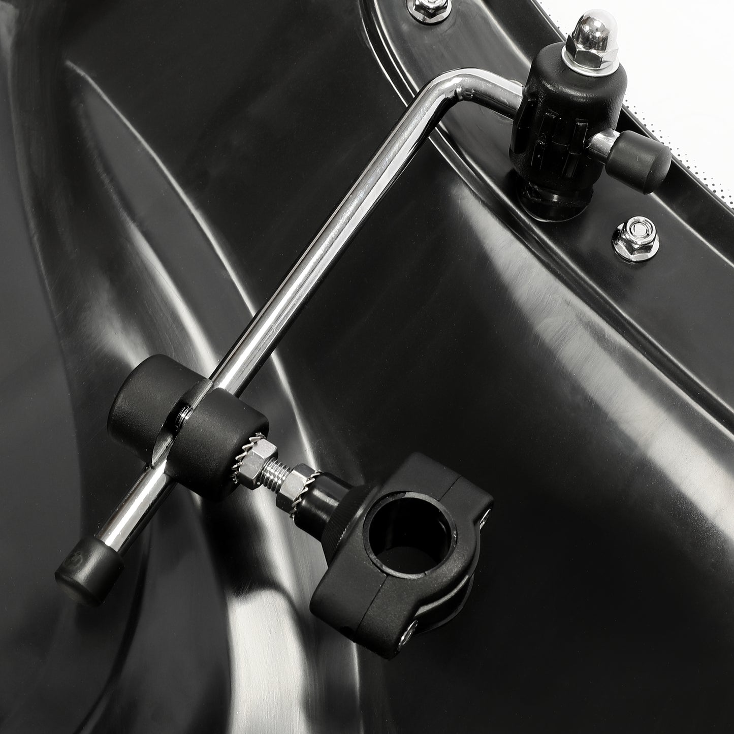 Solid Spare Fits Harley Yamaha Honda Motorcycle Front Batwing Fairing Windshield, ABS