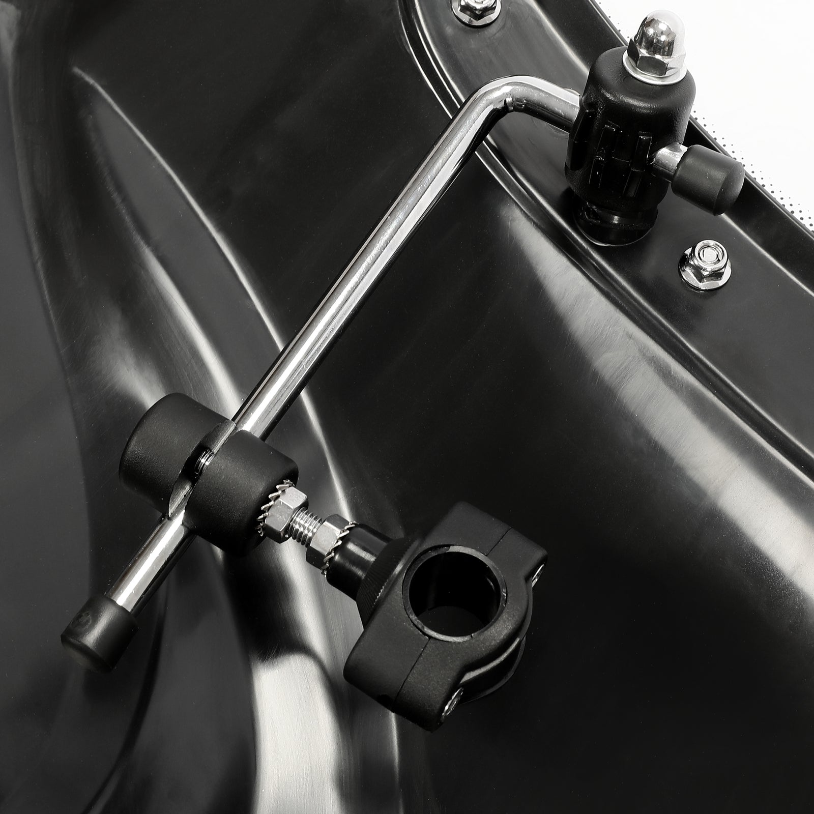 Solid Spare Fits Harley Yamaha Honda Motorcycle Front Batwing Fairing Windshield, ABS