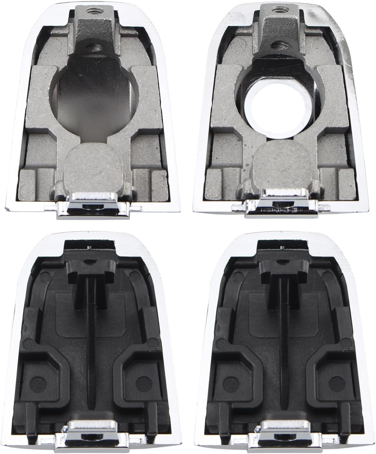 Fit For Chevrolet Silverado 1500 Exterior Door Handle 2014-2017 Set of 4 Chrome