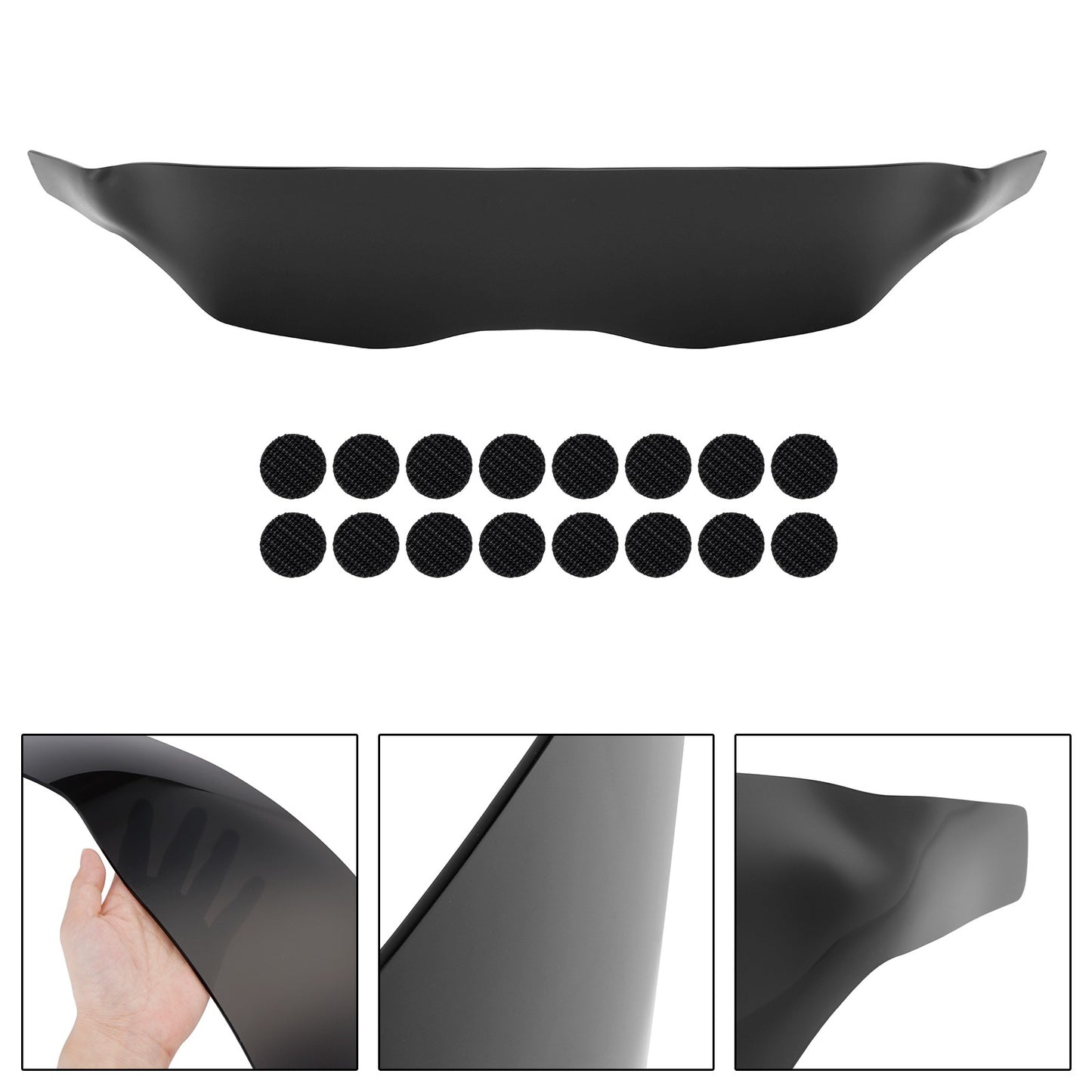 Front Lamp Lens Headlight Lens Protection Fit Black For Touring Cvo 117 121 24+