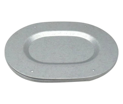 6x Trunk Floor Pan Oval Drain Plug Plate For A-body Chevelle GTO 442 GS 1967-72