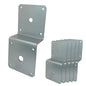 Galvanized Deck Joist Tie Plate, Z Bracket for 2x4 Cross Joist and 4x4 Post (6)