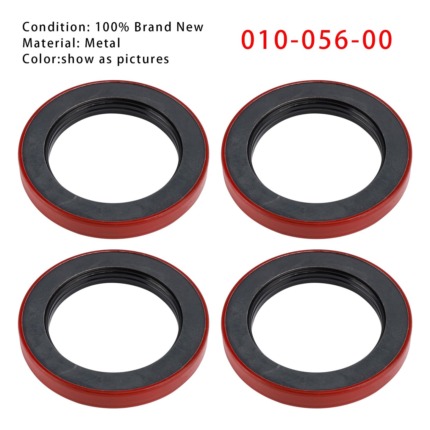 4PCS Oil Seal 3.125" X 4.506" For Dexter 010-056-00 10K 12K Heavy Duty 15K