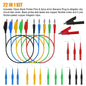 22Pcs Automotive Back Probe Kit Multimeter Test Leads Alligator Clips Wire Tool