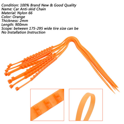 20X Anti-skid Tire Chain Offroad UVV UTV 4WD Carkid Beltnow Mudand US