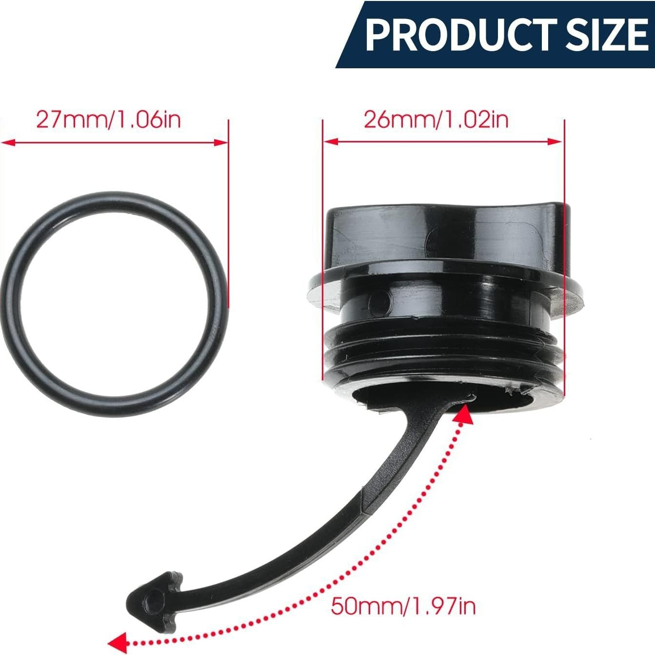 Drain Plug for SeaDoo RXT GTI GTX GTS Replace 292001352 292001320 292002024 4Pcs