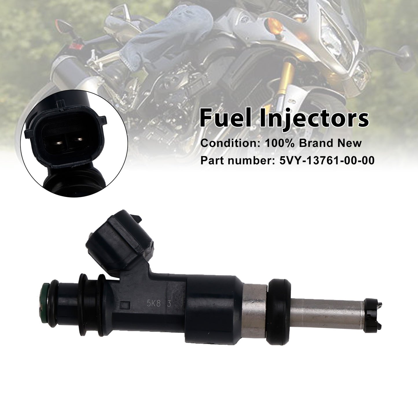 5VY-13761-00-00 Fuel Injectors For Yamaha YZF-R1 2004-2006 FZS10