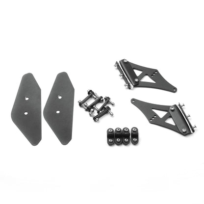Adjust 53" No Drilling GT Rear Truck Wing Racingpoiler Aluminum Universal BLK