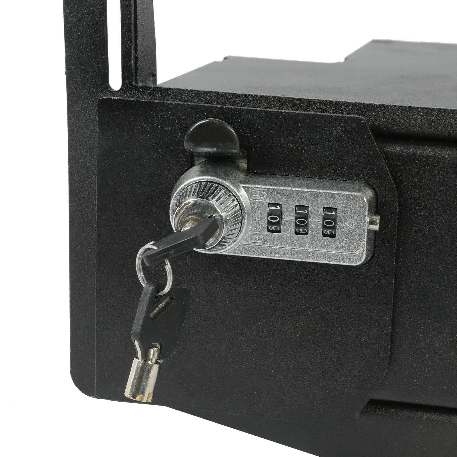 Solid Spare Floor Center Console Lock Safe Storage For 15-20 F150/Raptors 17-22 F250 F350