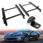 2X Low Mount Racing Bucketeat Base Tensileteel Bracket For 1997-2004 Corvette C5