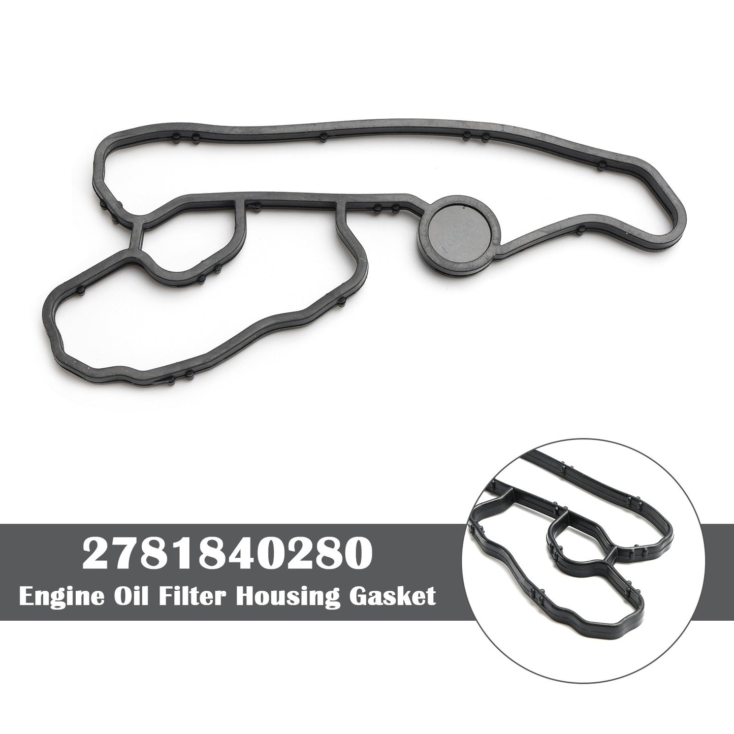Engine Oil Filter Housing Gasket 2781840280 for Mercedes-Benz M278 V8 2014-2020