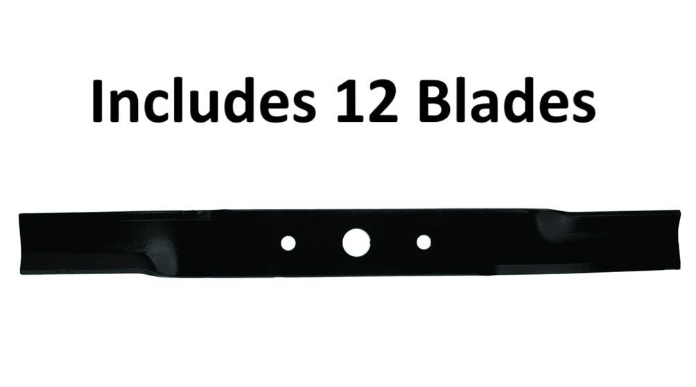Solid Spare 12PK Oregon Lawn Mower Blades 91-585 Replacement for Woods 72" PRD7200 RD72
