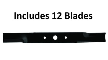 Solid Spare 12PK Oregon Lawn Mower Blades 91-585 Replacement for Woods 72" PRD7200 RD72