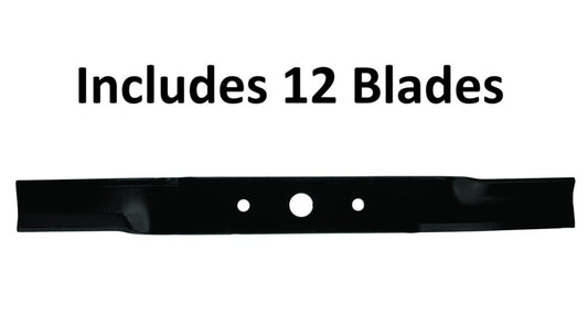 Solid Spare 12PK Oregon Lawn Mower Blades 91-585 Replacement for Woods 72" PRD7200 RD72