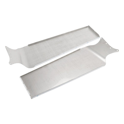 Flat Top Silvery Drop Visor For Peterbilt 377 378 379 335 386 388 389