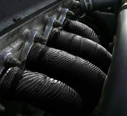 2" x 50FT Black Fiberglass Manifold Header Pipe Motorcycle Exhaust Heat Wrap
