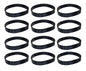 Solid Spare Durable Vacuum Belts for Hoover Elite Rewind # 40201190 & 38528040 12 Pack