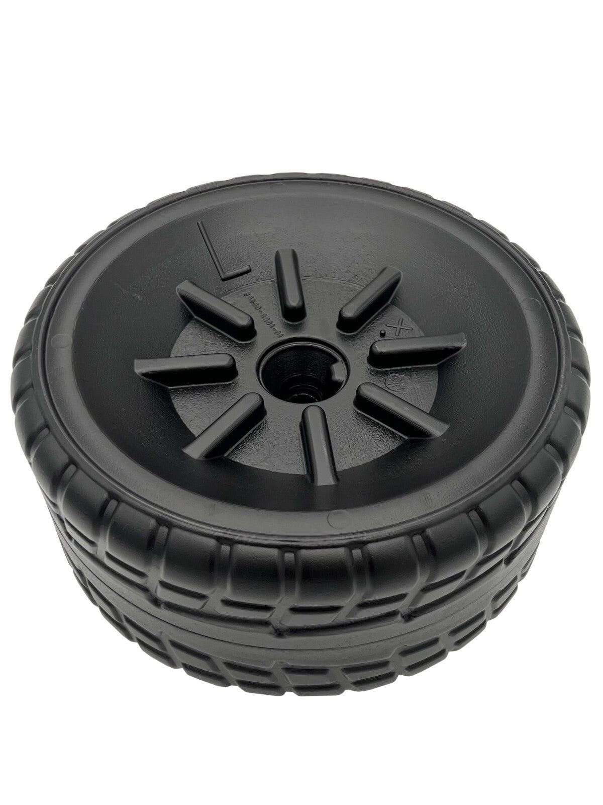 Solid Spare (2) Power Wheels P8812 Barbie Mustang Left Wheels with Caps
