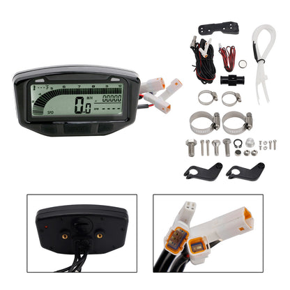 Speedometer Odometer Tachometer Digital Lcd Fits For Honda Cg150 2010-2012 2011