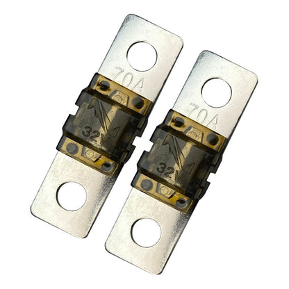 MIDI / AMI 70A 70 Amp 32V Fuse For Auto Marine Stereo Audio Video Bolt On 2 Pack