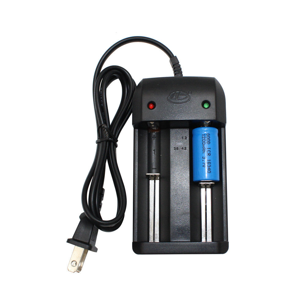 Lithium Li-Ion 14500 26650 Battery Double Charger 2 Adjustable Positions