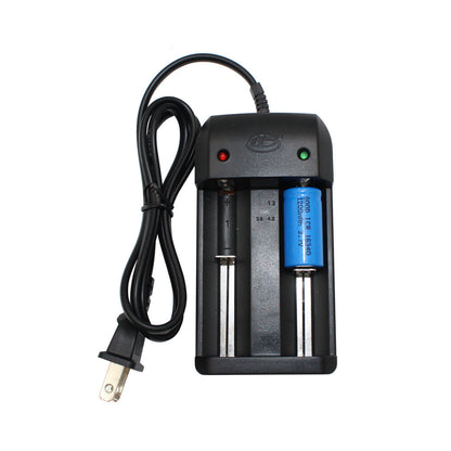 Lithium Li-Ion 14500 26650 Battery Double Charger 2 Adjustable Positions