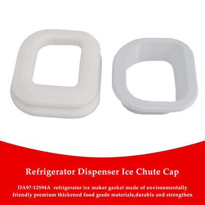 DA97-12594A Refrigerator Dispenser Ice Chute and Gasket Assembly for Samsung
