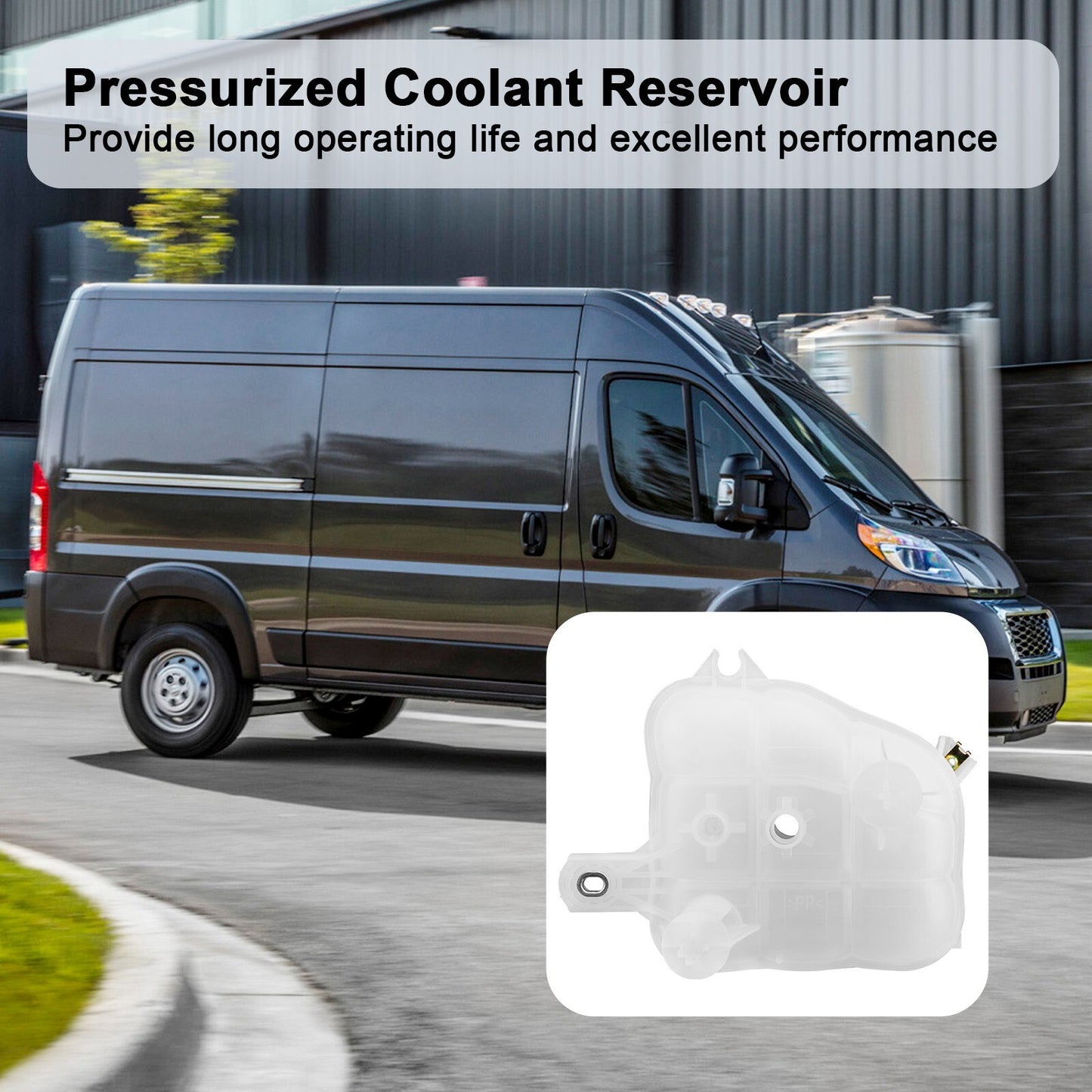 603-832 Coolant Recovery Reservoir for 14-21 ProMaster 1500 2500 3500 52014880AA