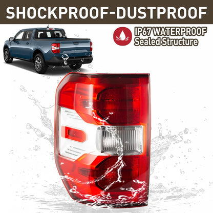 Halogen Tail Light Lamp Rear Left Drive Side For 2022-2025 Ford Maverick XL XLT