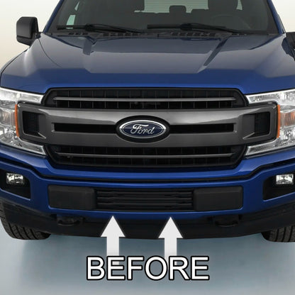 CHROME LOWER GRILLE BUMPER TRIM For FORD F150 2015 2016 2017 2018 2019