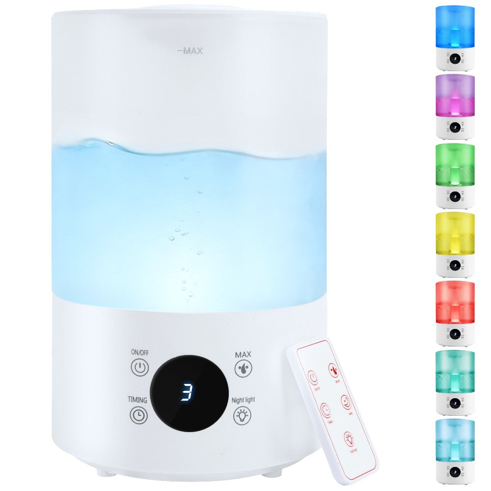 Humidifiers for Bedroom  4L Cool Mist Humidifier for Home Plant and Baby Nursery