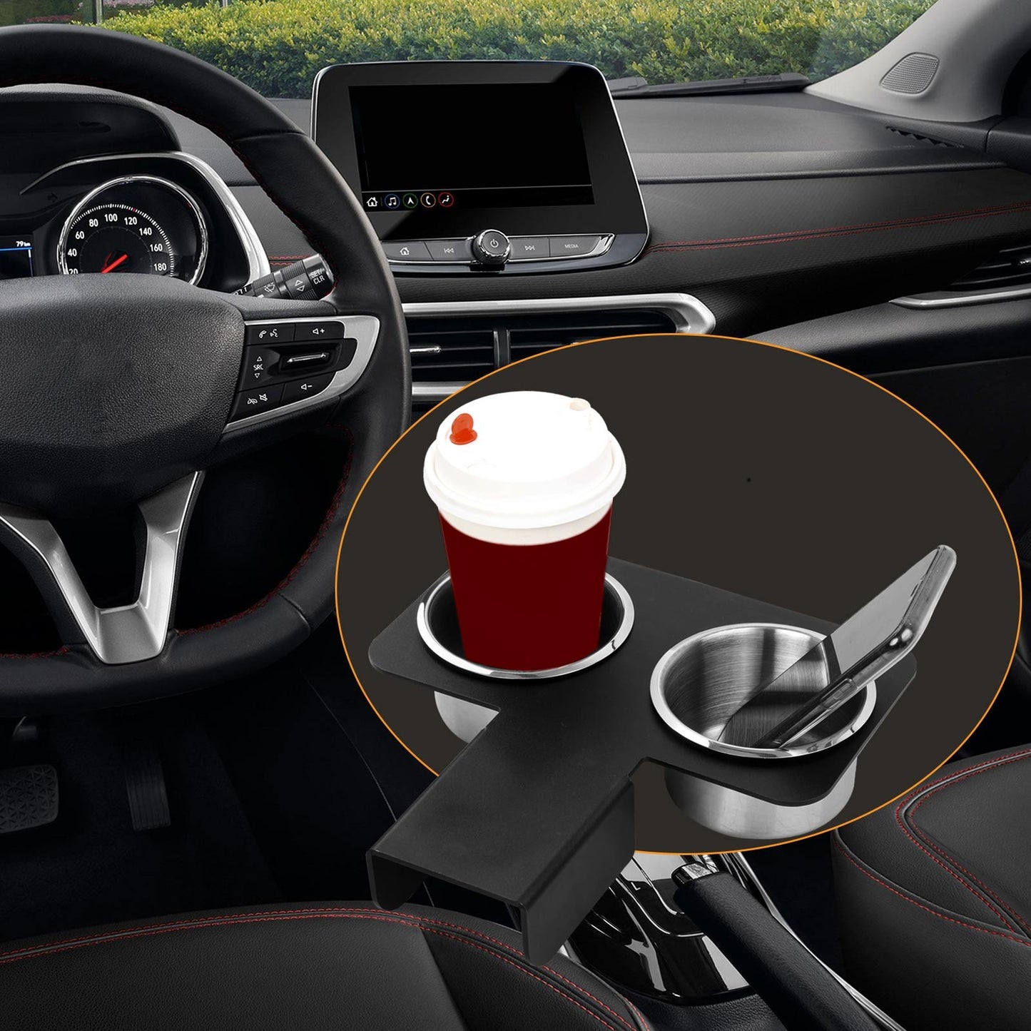 Detachable Drink Center Console Cup Holder Fit 1973-91 Chevy GMC C10 C20 C30 K10
