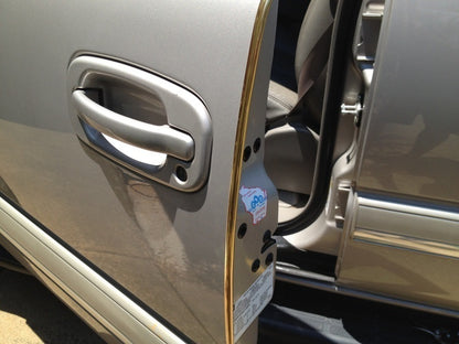 FLEXIBLE GOLD DOOR EDGE GUARD MOLDING TRIM PROTECTOR - 14 FT Roll - 4 Doors