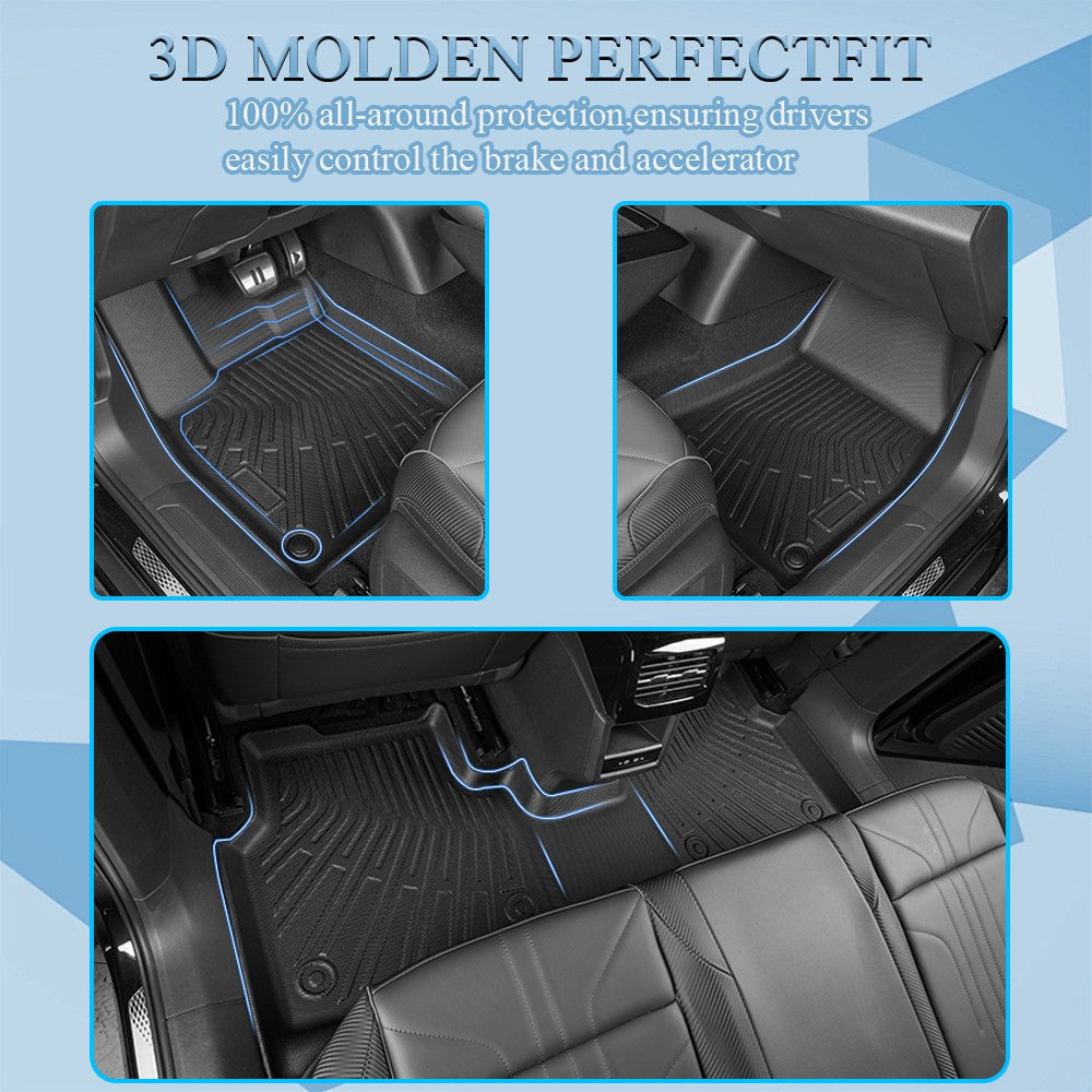 5Pcs Floor Mats Liner for 2021-2025 Tahoe Yukon Escalade Bucket Seat All Weather
