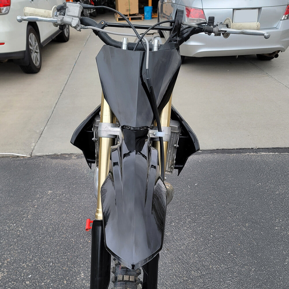 Solid Spare Restyle Complete Plastic Kit Bodywork Fairing Set For Honda CR125R CR250R 02-07