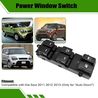 935702K010 Left Driver Master Power Window Switch For 2011-2013 Kia Soul