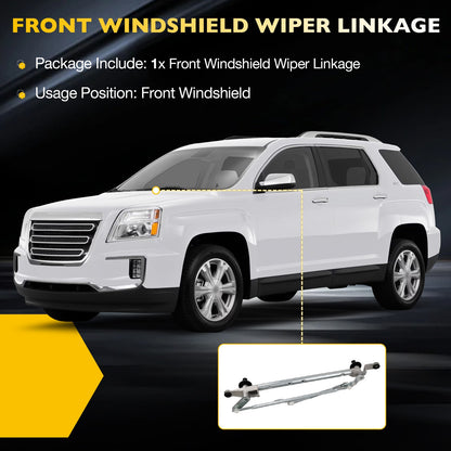 Front Windshield Wiper Linkage 25948436 For 10-17 Chevrolet Equinox GMC Terrain