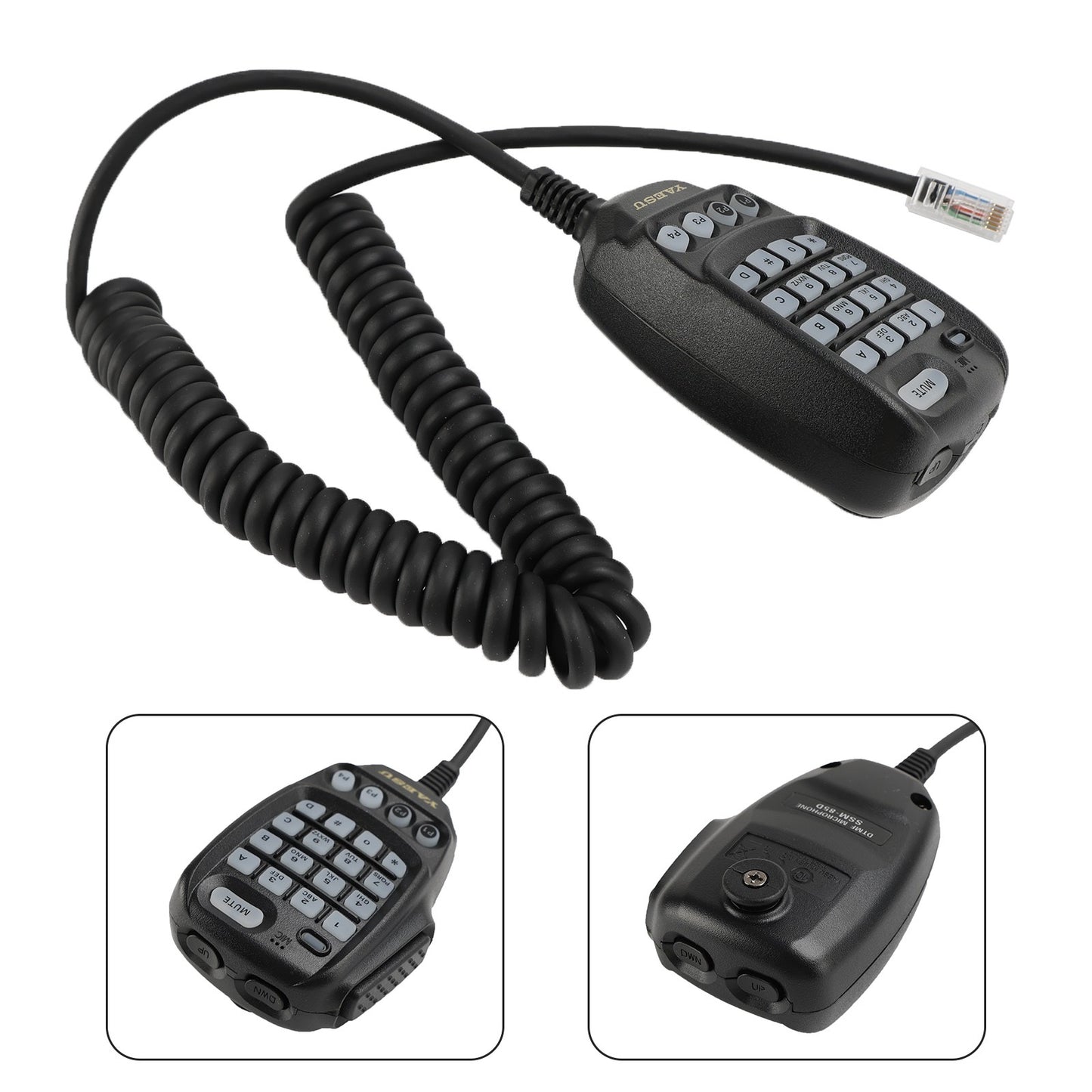 Car Microphone for YAESU SSM-85D walkie-talkie Radio Megaphone Handle Microphone