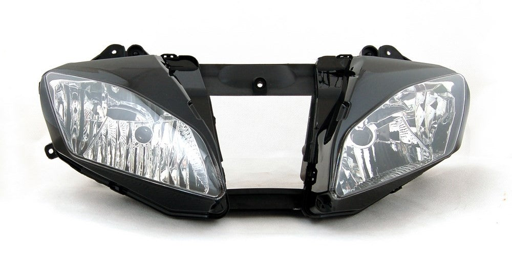 Front Headlight Grille Headlamp Led Protector Clear For Yamaha Yzf-R6 2006-2007