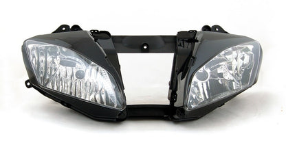 Front Headlight Grille Headlamp Led Protector Clear For Yamaha Yzf-R6 2006-2007