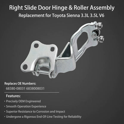 Right Center Sliding Door Hinger & Rolle for 2004-2010 Toyota Sienna 68380-08031