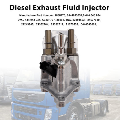 Exhaust Fluid Injector Dosing Unit 0444043087 Fit Volvo Truck Engine D11 D13