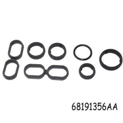 7Pcs Oil Cooler Filter Ring Gasket For Dodge Chrysler Jeep 3.2 3.6L 68191356AA