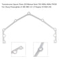 Transmission Spacer Plate 250 Manual Auto For Chevy Powerglide Engine