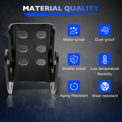 6X 1100833 Heavy Duty Tarp Body Mount Stops Bracket For 17057751 Dump Truck Tarp