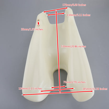 New Replacement Plastic Fuel Tank & Gas Cap Fits Honda TRX250 Fourtrax 85~87