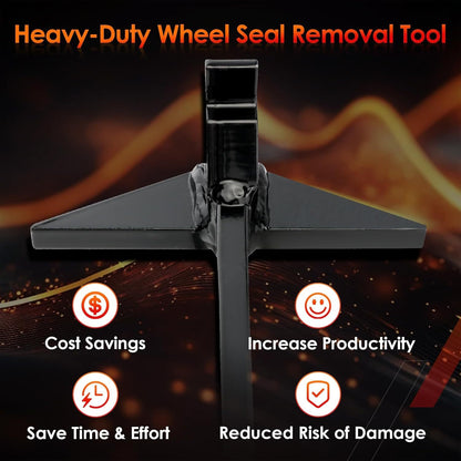 30" Heavy-Duty Wheel Seal Puller ＆ Removal Tool For Semi-Truck Trailers Tractors