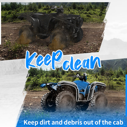 Solid Spare Fender Flare Guard For Yamaha Grizzly 700 2016-2025 4PCS Overfender Mud Guard